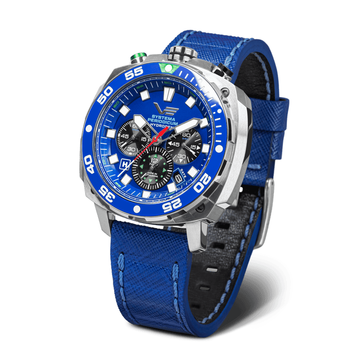 SYSTEMA PERIODICUM Blue/Leather Blue Dial