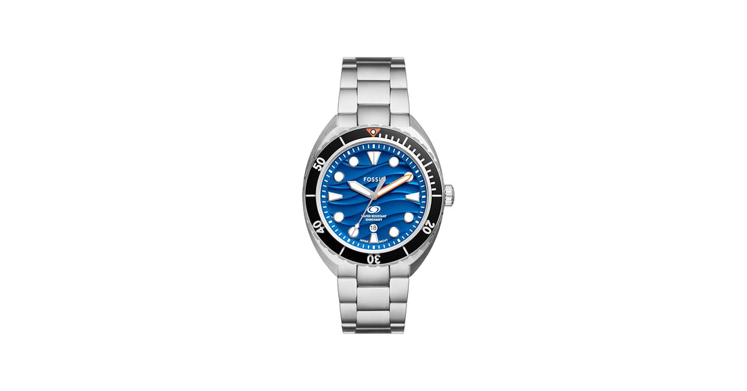 Breaker 42mm / Blue / Silver Blue Dial