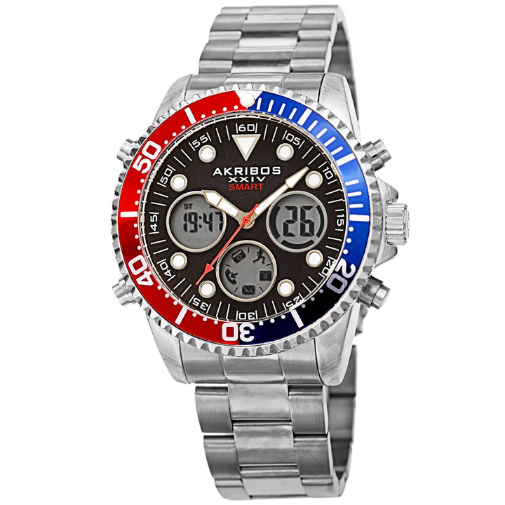 AK1094SSBK-Sport Silver/Stainless Steel | Black Dial