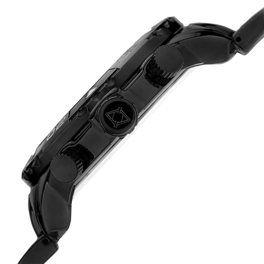 AK814BK-Casual Black/Alloy | Black Dial