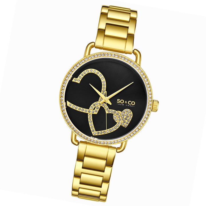 Madison-5577.2 Gold/Stainless Steel | Black Dial