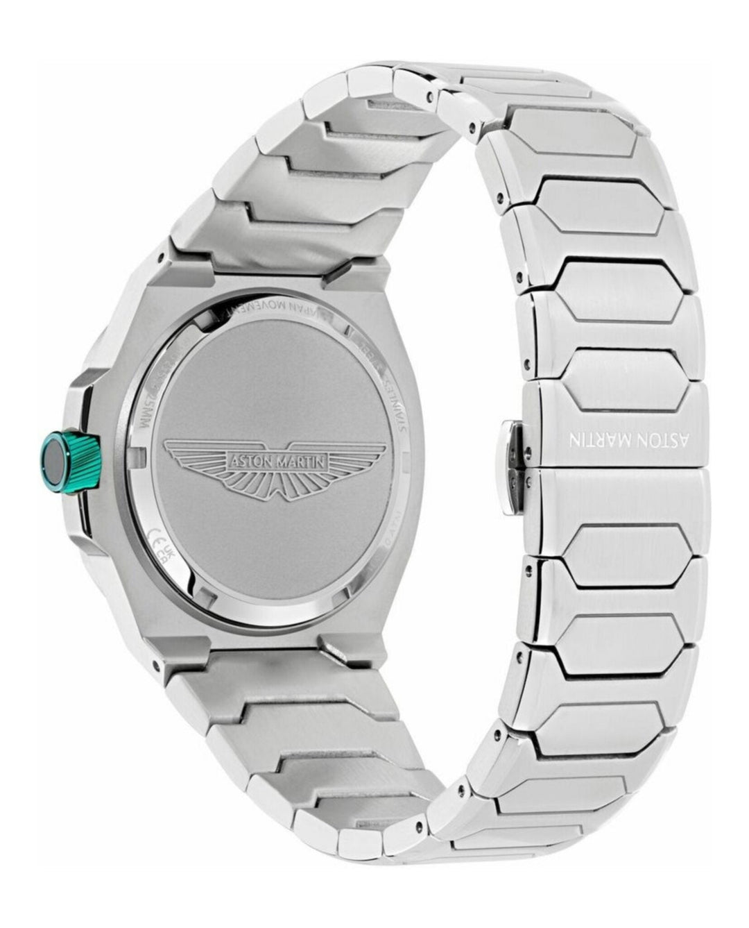 GPQ Green/Stainless Steel Bracelet Green Dial