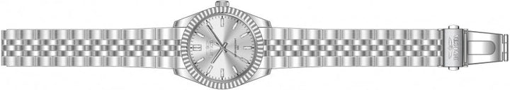Specialty Silver Dial / Silver Stainless Steel Bracelet Silver Dial