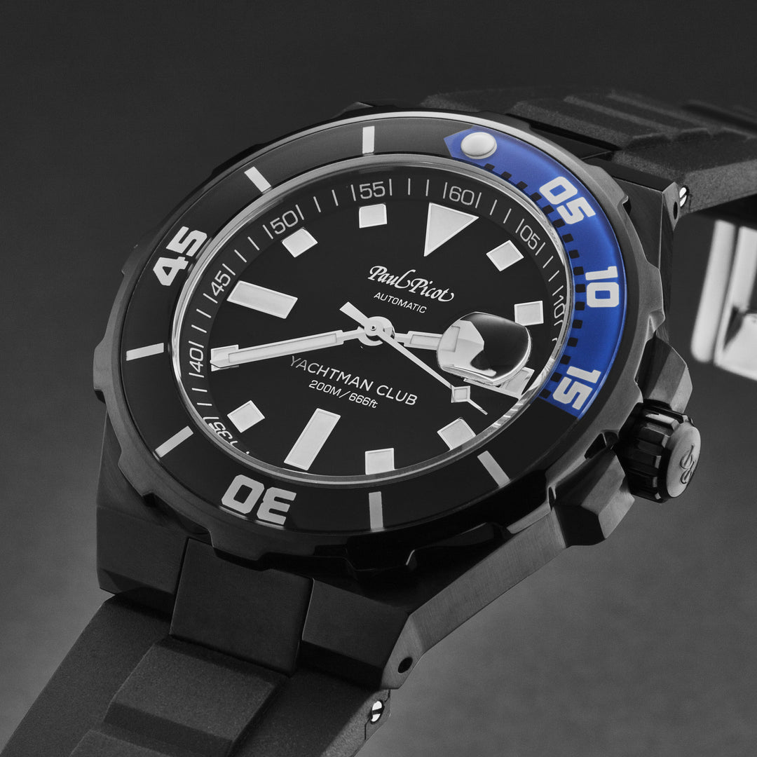 YachtmanClub P1251NNB3614CM1 / Black | Black Dial