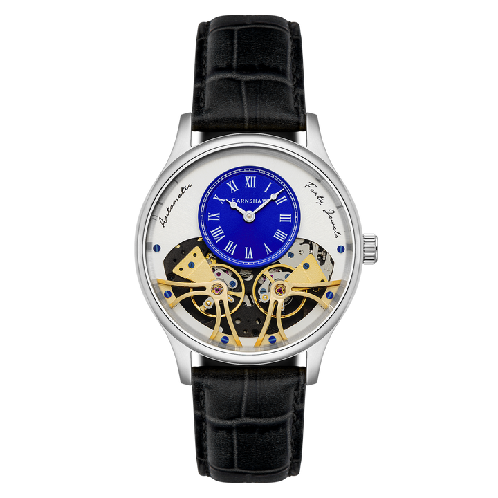 Scientists Faraday Mechanical Automatic White / Genuine Leather | White Dial