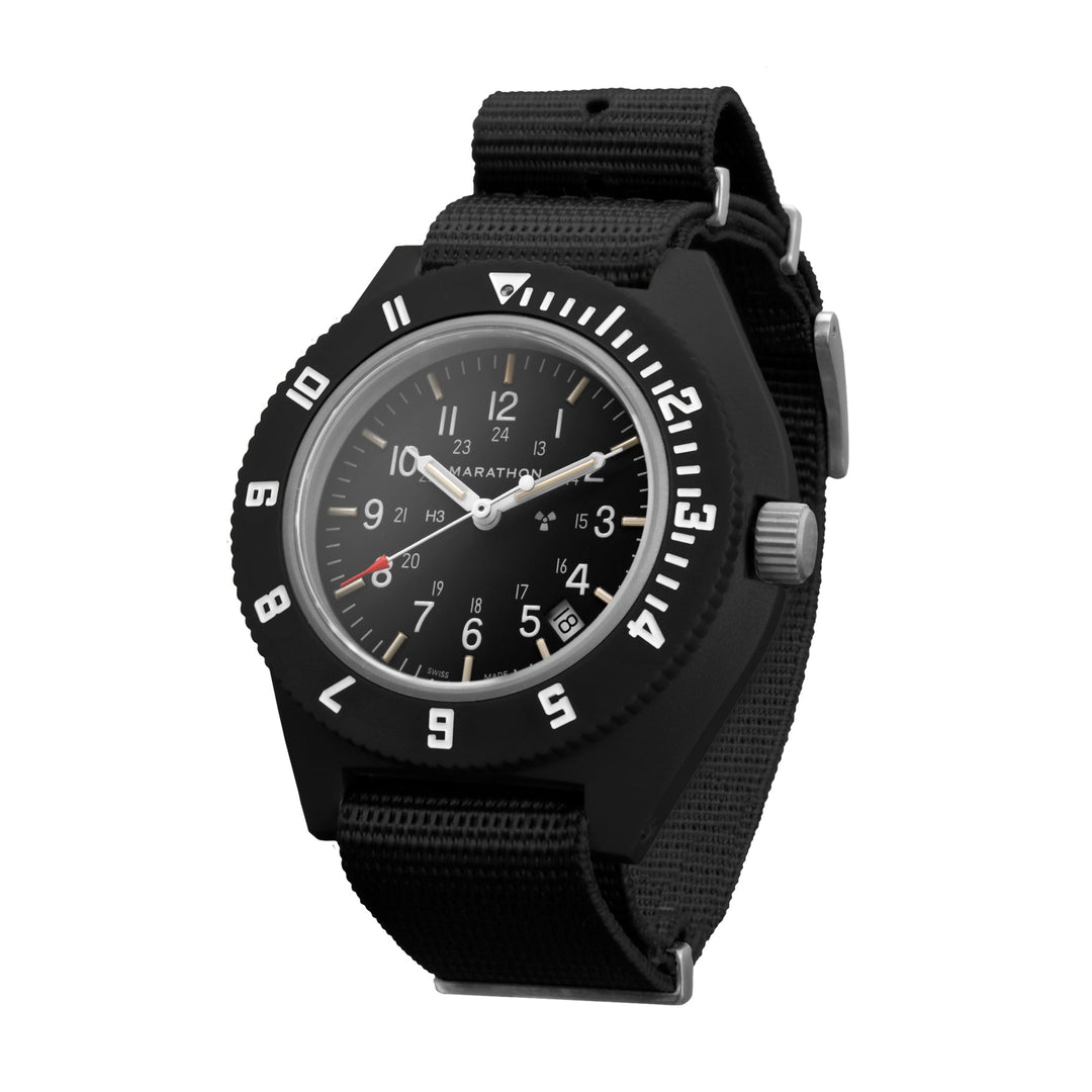 41mm NAV-D Standard-Issue, Tritium Pilot's Quartz, Type II Black Dial