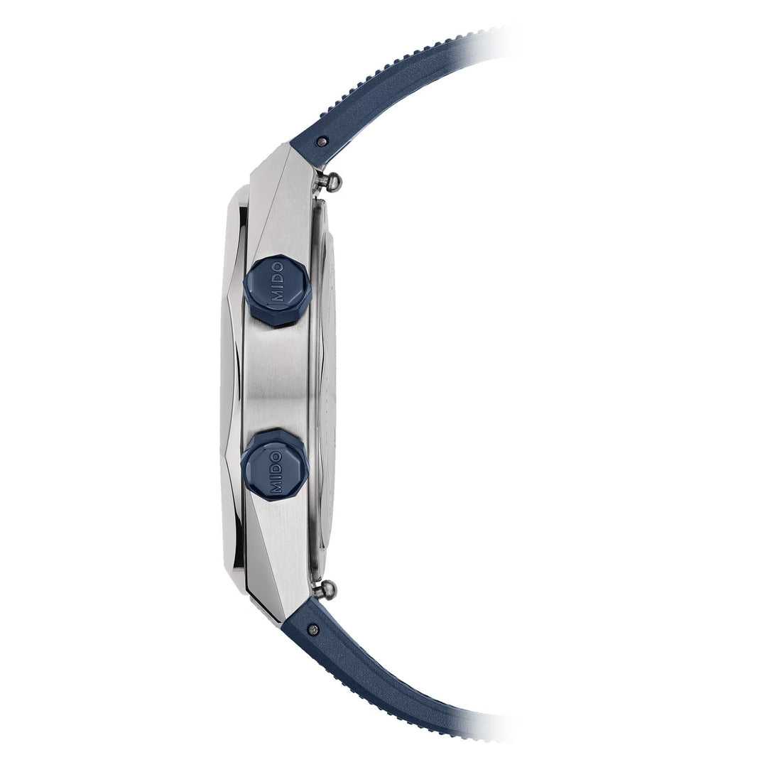 Multifort 8 Two Crowns Blue/Stainless Steel Blue Dial