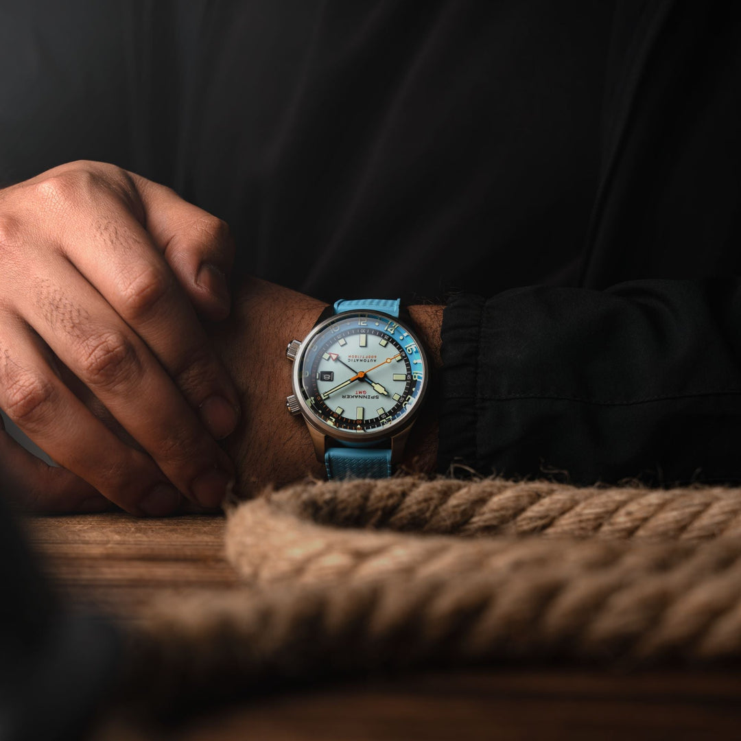 Bradner GMT Automatic Blue/Stainless Steel Blue Dial