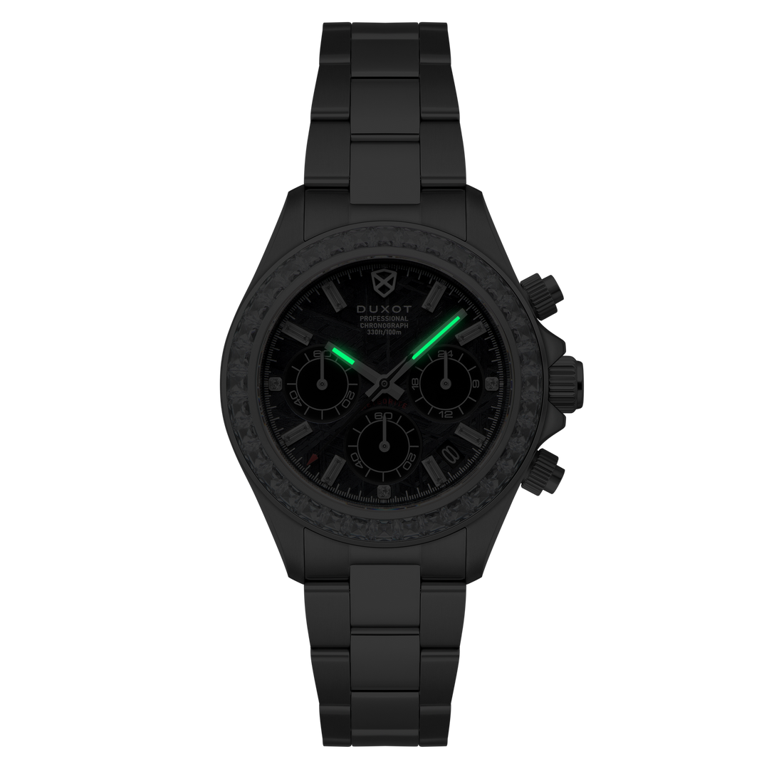 Accelero Meteorite Chronograph Limited Edition Black / Stainless Steel | Black D