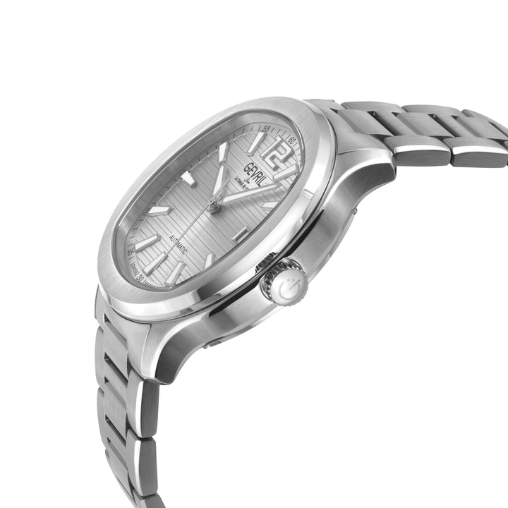 Stuyvesant Swiss Automatic, 316L Stainless Steel Case, White Dial, 316L Stainles