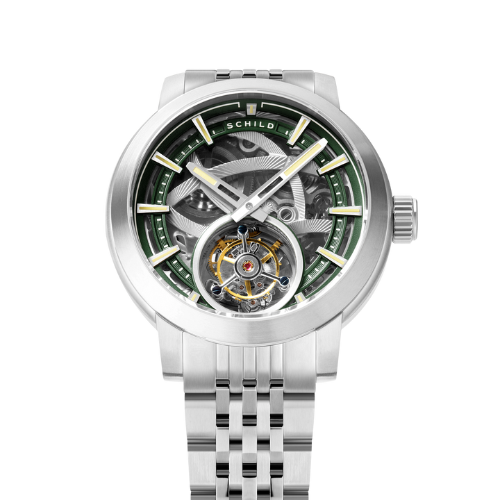 Heinrich Tourbillon Limited Edition Green / Stainless Steel | Green Dial
