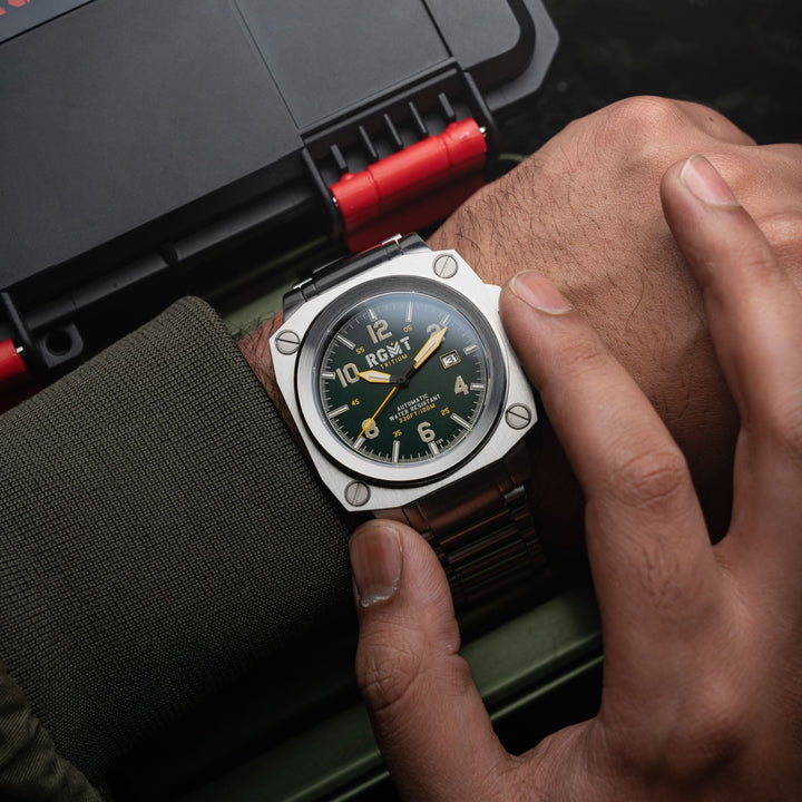 Altimeter Tritium Automatic Green /Stainless Steel | Green Dial
