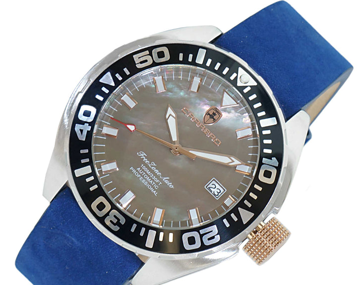 FreeZone-Auto Rose/Blue | Brown Dial