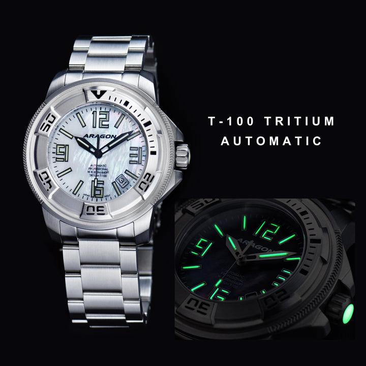 DF45 MOP T100 31 tubes Automatic White Mother of Pearl | Mother of Peal Dial