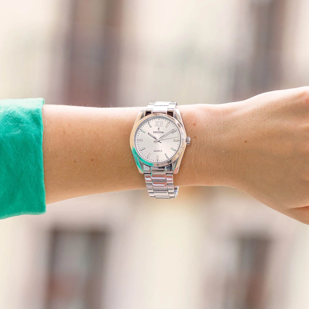 Boyfriend White / Stainless Steel | White Dial