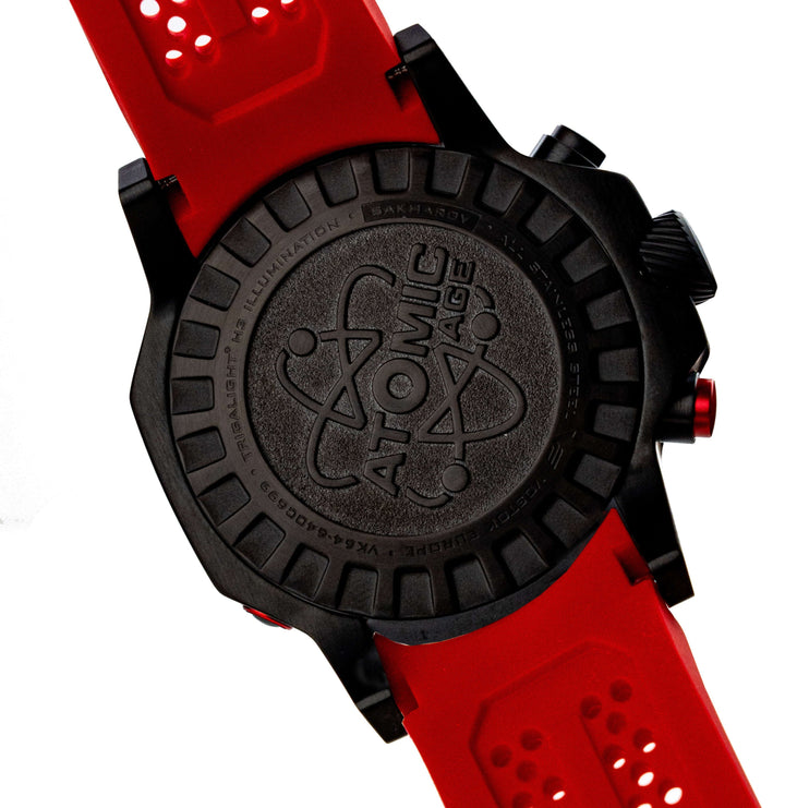 Atomic Age Sakharov Black Dial / Black Leather Black Dial