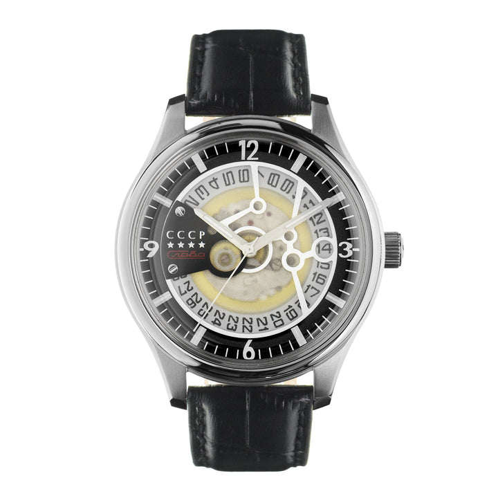 Sputnik - 2 Automatic Black / Stainless Steel | Black Dial
