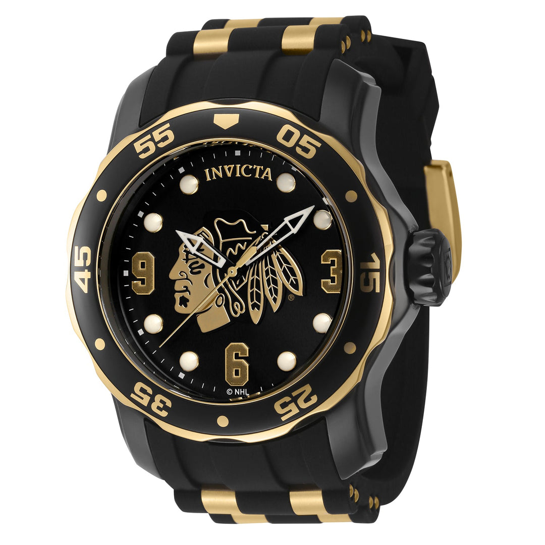 NHL Chicago Blackhawks NHL Chicago Blackhawks | Black and Gold Dial