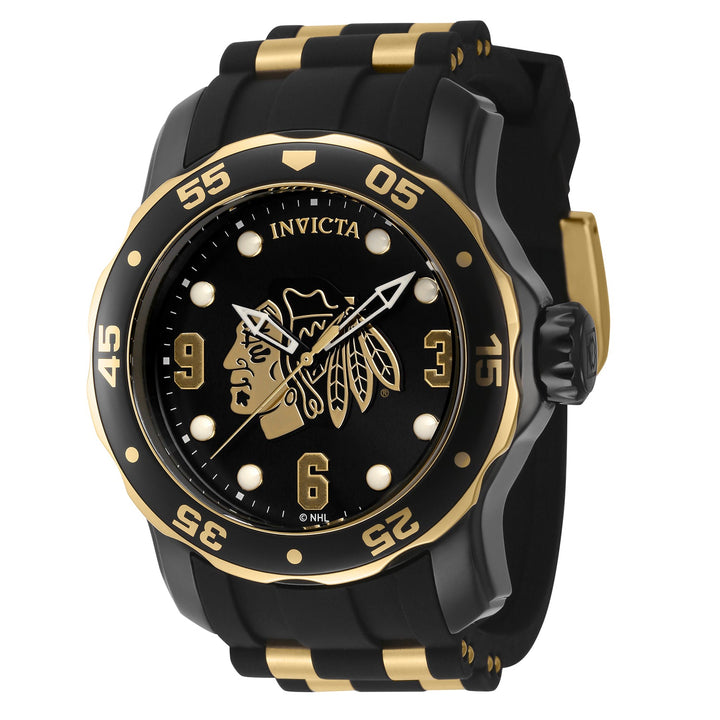 NHL Chicago Blackhawks NHL Chicago Blackhawks | Black and Gold Dial
