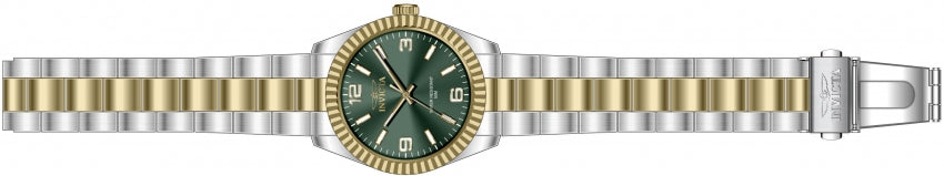 Specialty Green Dial / Two-Tone Silver-Gold Stainless Steel Bracelet Green Dial
