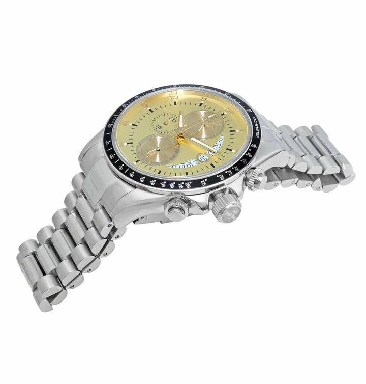 WINNER CIRCLE Yellow-Gold/Black - Silvertone | Yellow Dial