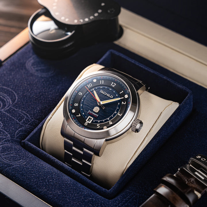 HEINRICH SWISS AUTOMATIC LIMITED EDITION LIMITED EDITION BLUE / STAINLESS STEEL 