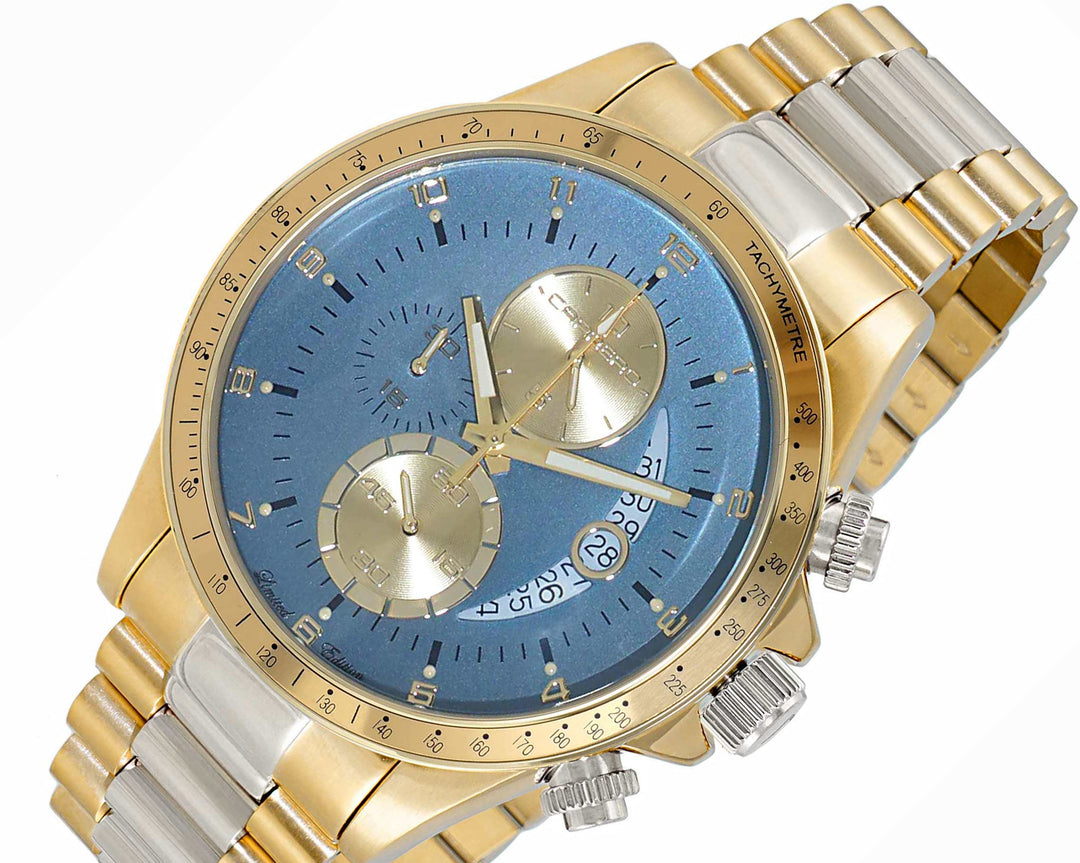 WINNER CIRCLE Blue / 2-Tone Gold | Blue and Gold Dial