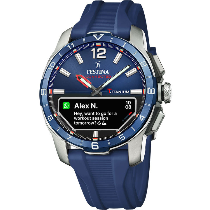 CONNECTED Blue / Plastic | Blue Dial