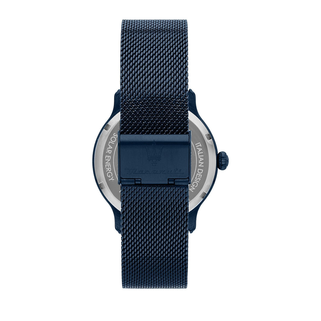 SOLAR BLUE Blue / Stainless Steel Blue Dial
