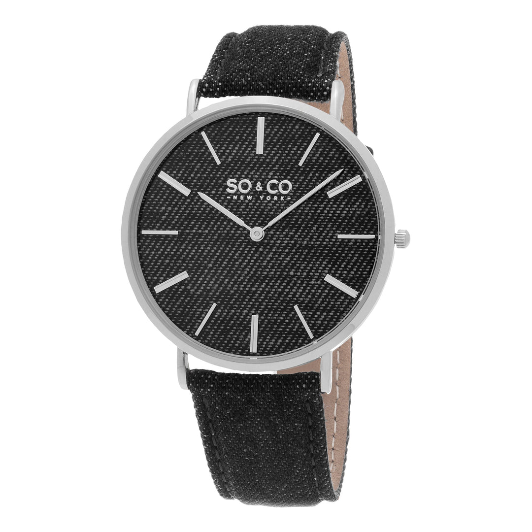 Chelsea 5103 Black Denim | Black Dial