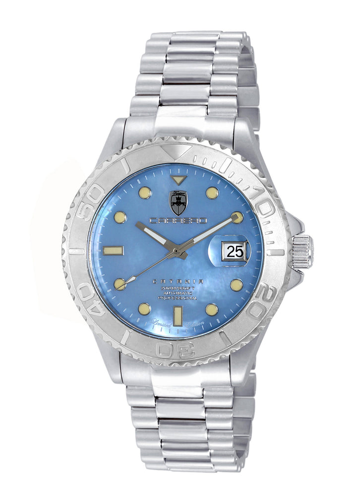 Catania MOP Silvertone-Blue | Blue Dial