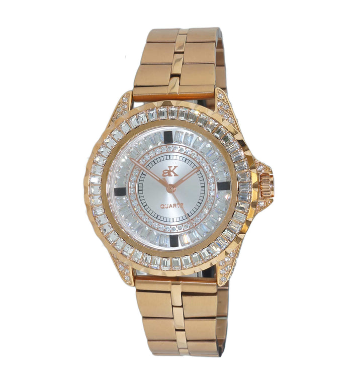 MONDO G-3 COLLECTION ROSETONE/ STEEL BAND | Silver Dial