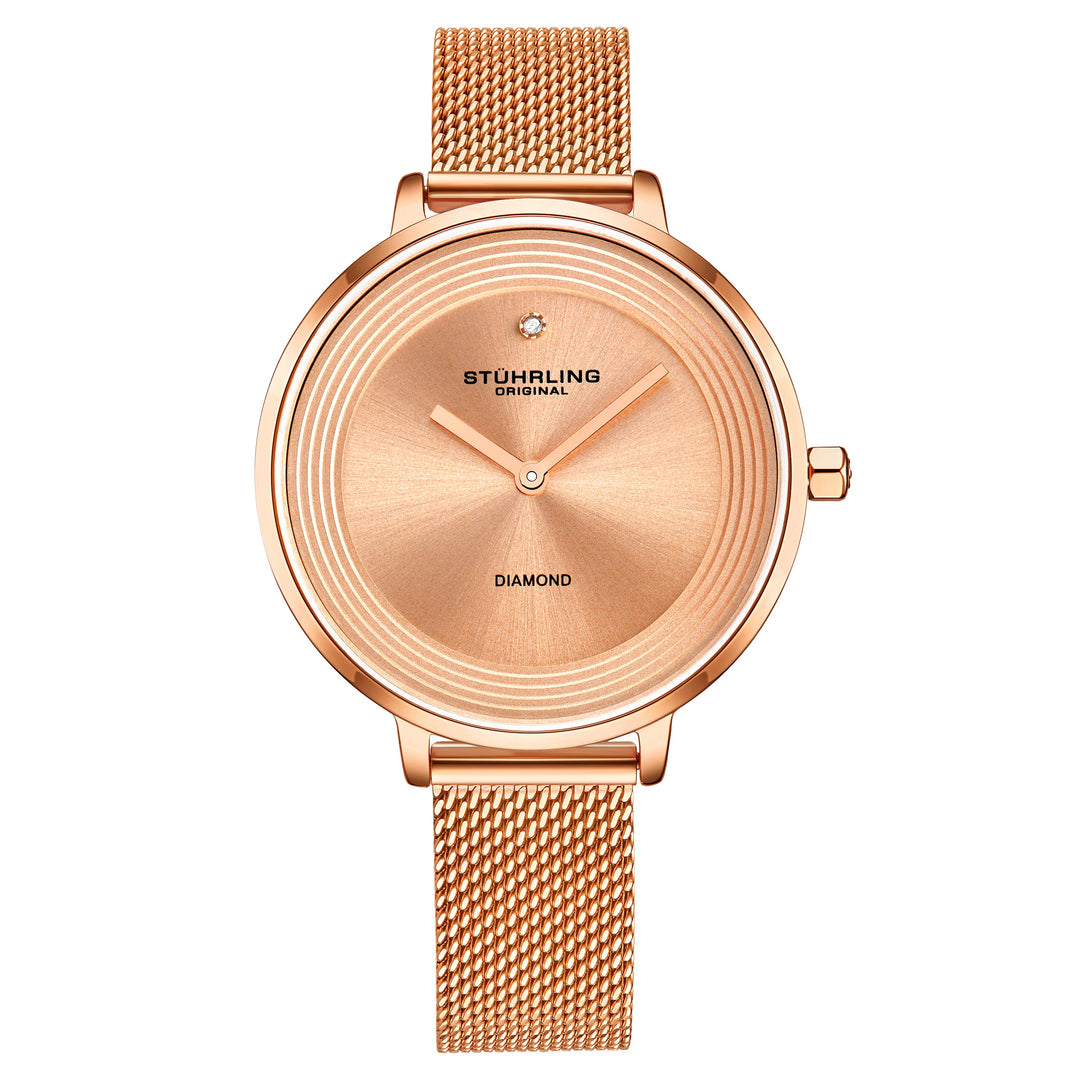 Symphony Quartz Classic Rose/Stainless | Rose Dial