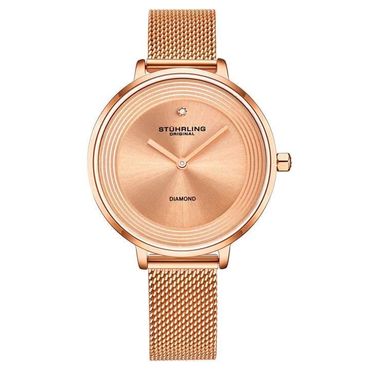 Symphony Quartz Classic Rose/Stainless | Rose Dial