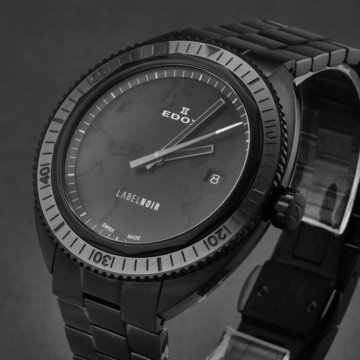Hydrosub Black / Stainless steel, Black Dial