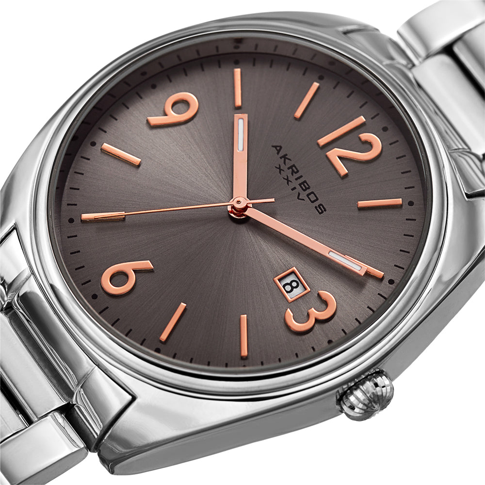 Dress-AK957SS Silver/Stainless Steel | Gray Dial