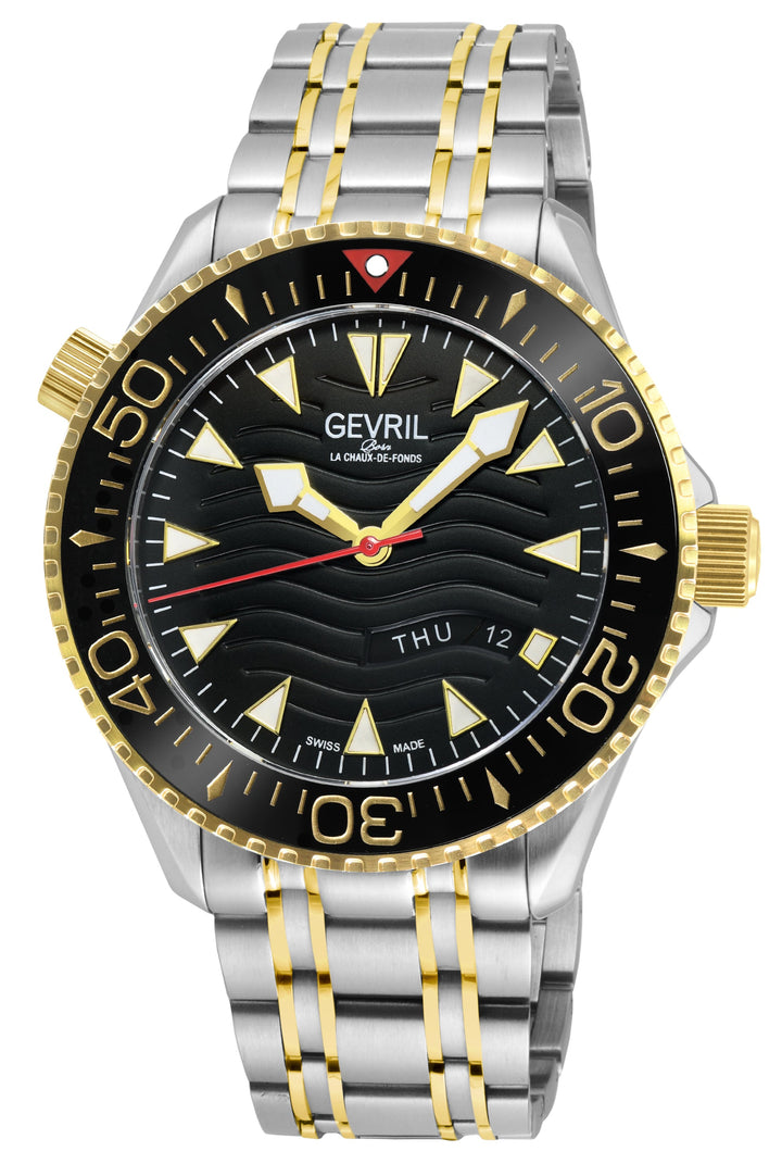 Hudson Yards Swiss Automatic Custom made SW220 - Day/Date display Diver watch, B