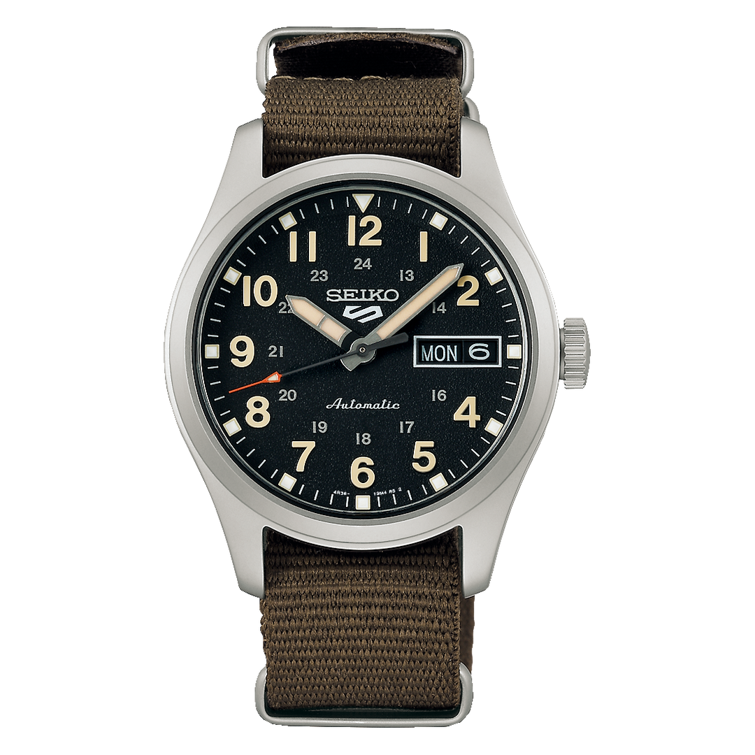 5 Sports Field Series Beige Dial Beige Nylon Strap 36.4mm Beige Dial
