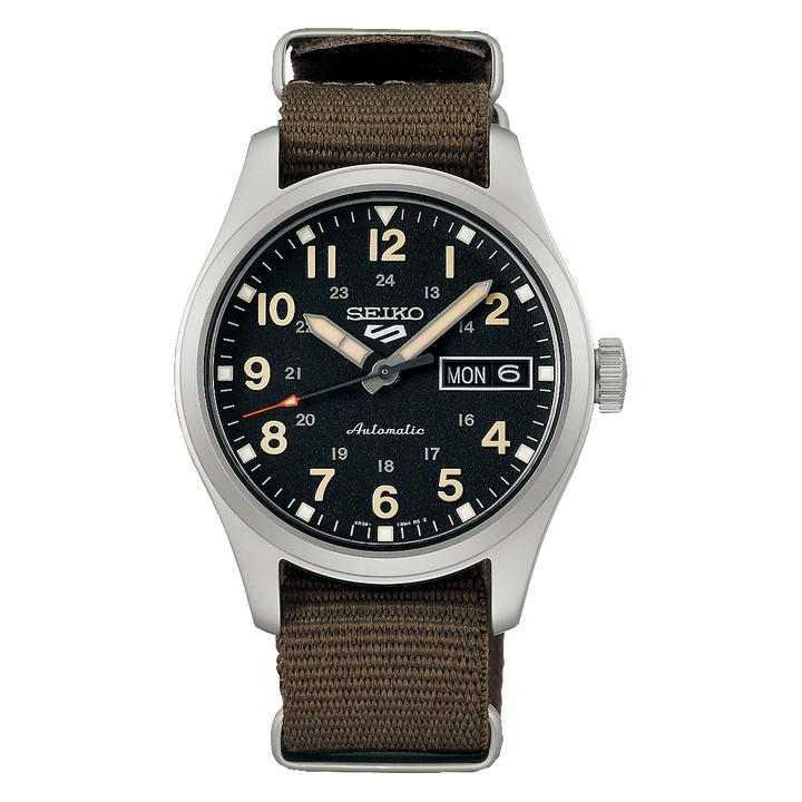 5 Sports Field Series Beige Dial Beige Nylon Strap 36.4mm Beige Dial
