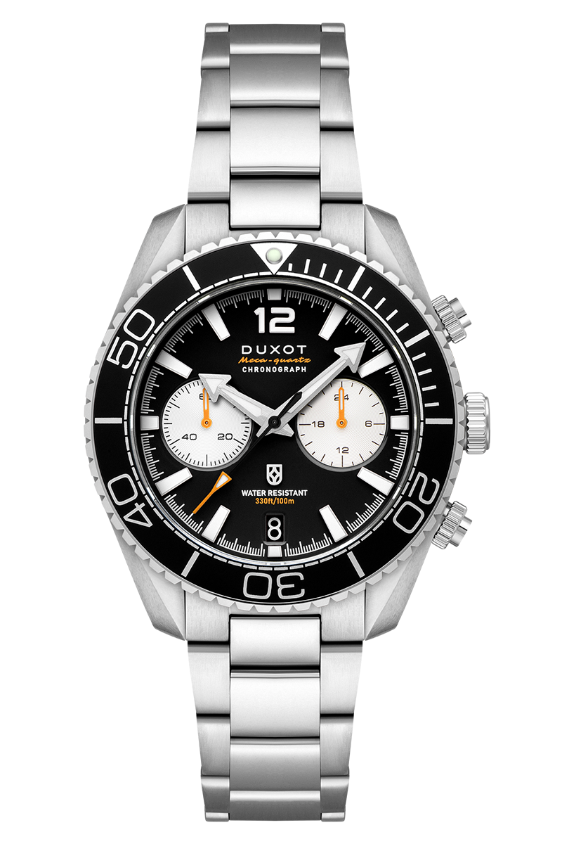 Tiburon Chronograph Black / Stainless Steel | Black Dial