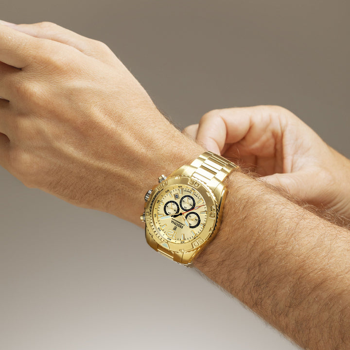 Timeless Chronograph Clear / Stainless Steel | Clear Dial