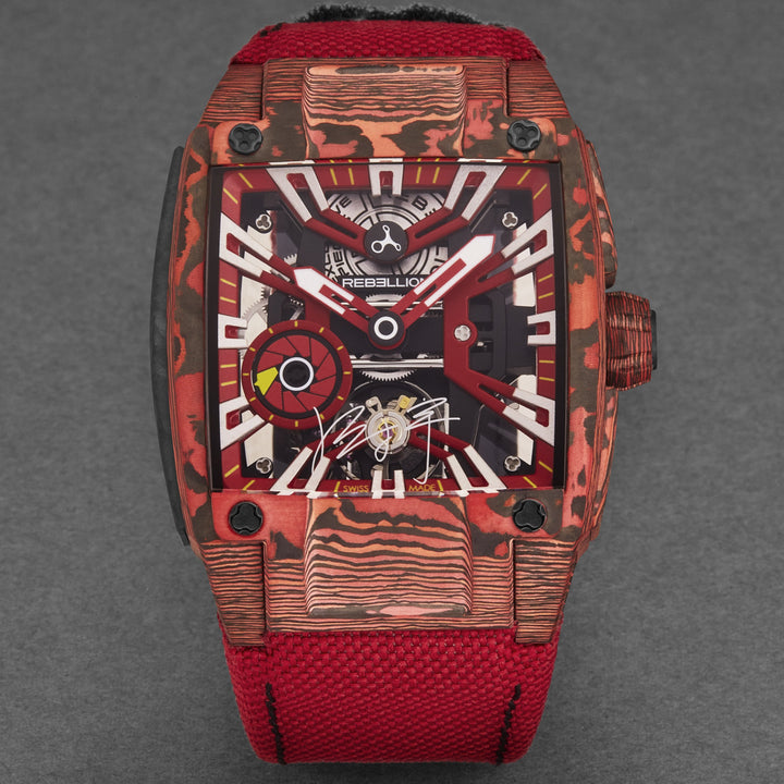 Re-Volt RBREV3H.CA.GZH / Red Skeletonized | Red Skeletonized Dial