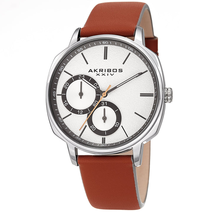 Classic Silver Tone/Leather | Silver Dial