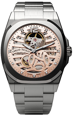 Rose Gold/Silver Stainless Steel Rose gold/rubber Rose Gold Dial