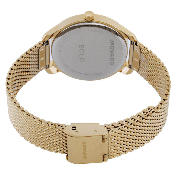 Bold Gold Sunray Dial / Gold-Tone Stainless Steel Mesh Bracelet Gold Dial