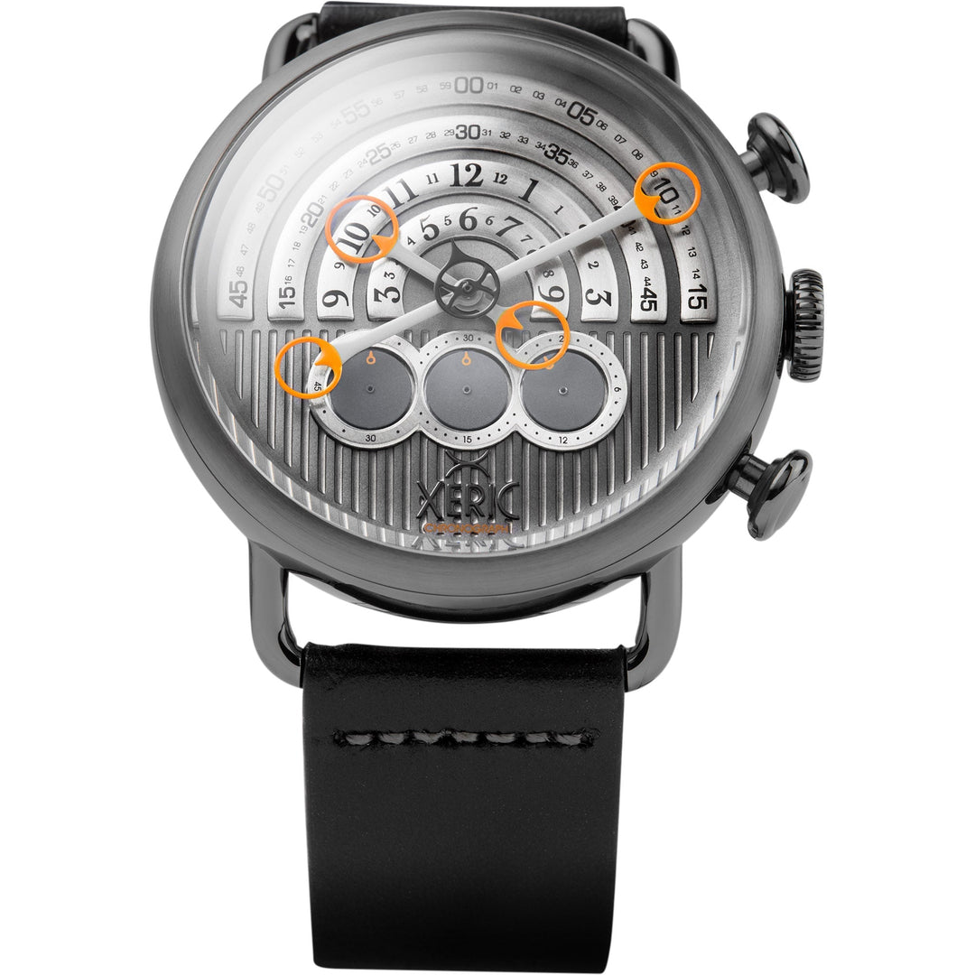 Halograph Chrono Sapphire Gunmetal Orange Gunmetal Dial