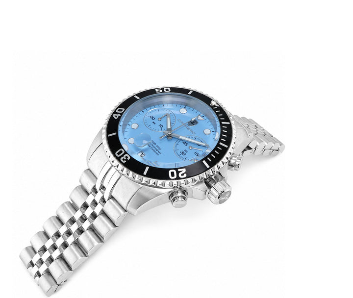 DeepMar Collection LIGHT BLUE / BLACK Light Blue Dial