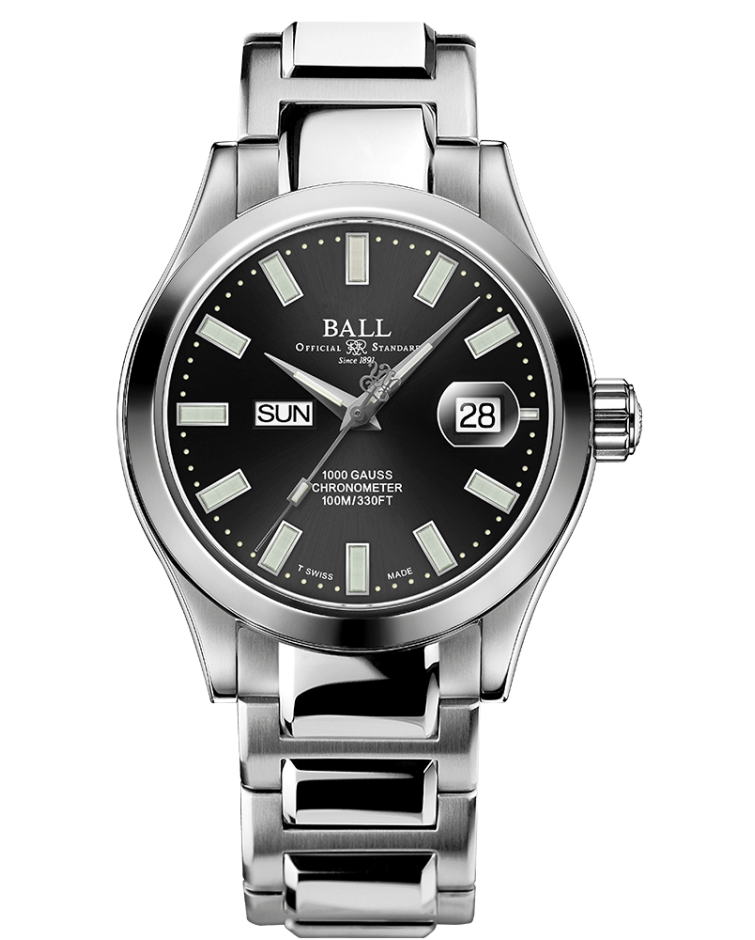 Engineer III Marvelight Chronometer Day-Date Black 40mm Black Dial
