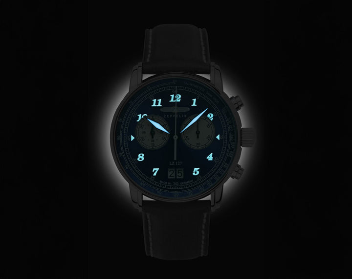 LZ 127 Graf Zeppelin Blue | Blue Dial