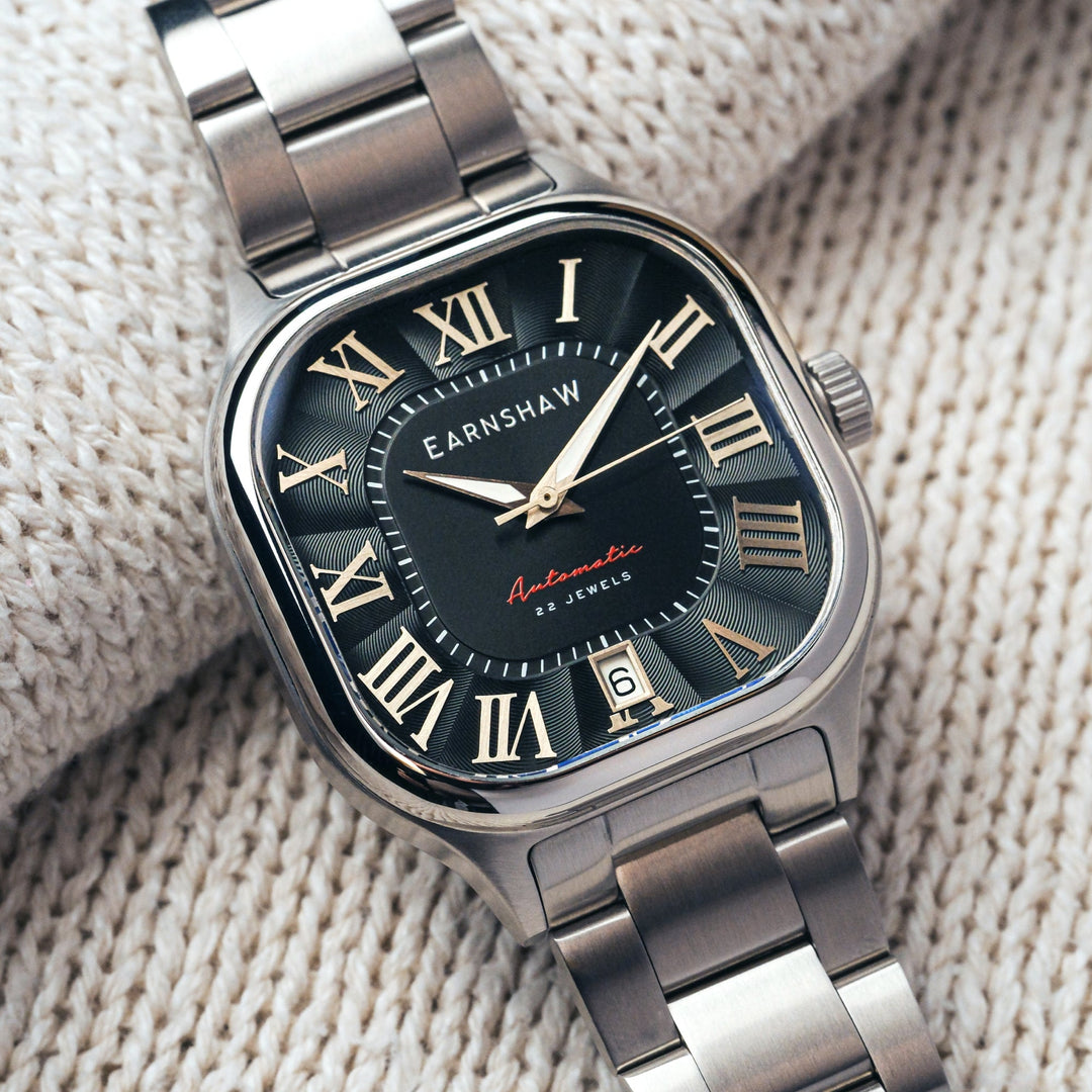 Coussin Automatic Black / Stainless Steel | Black Dial